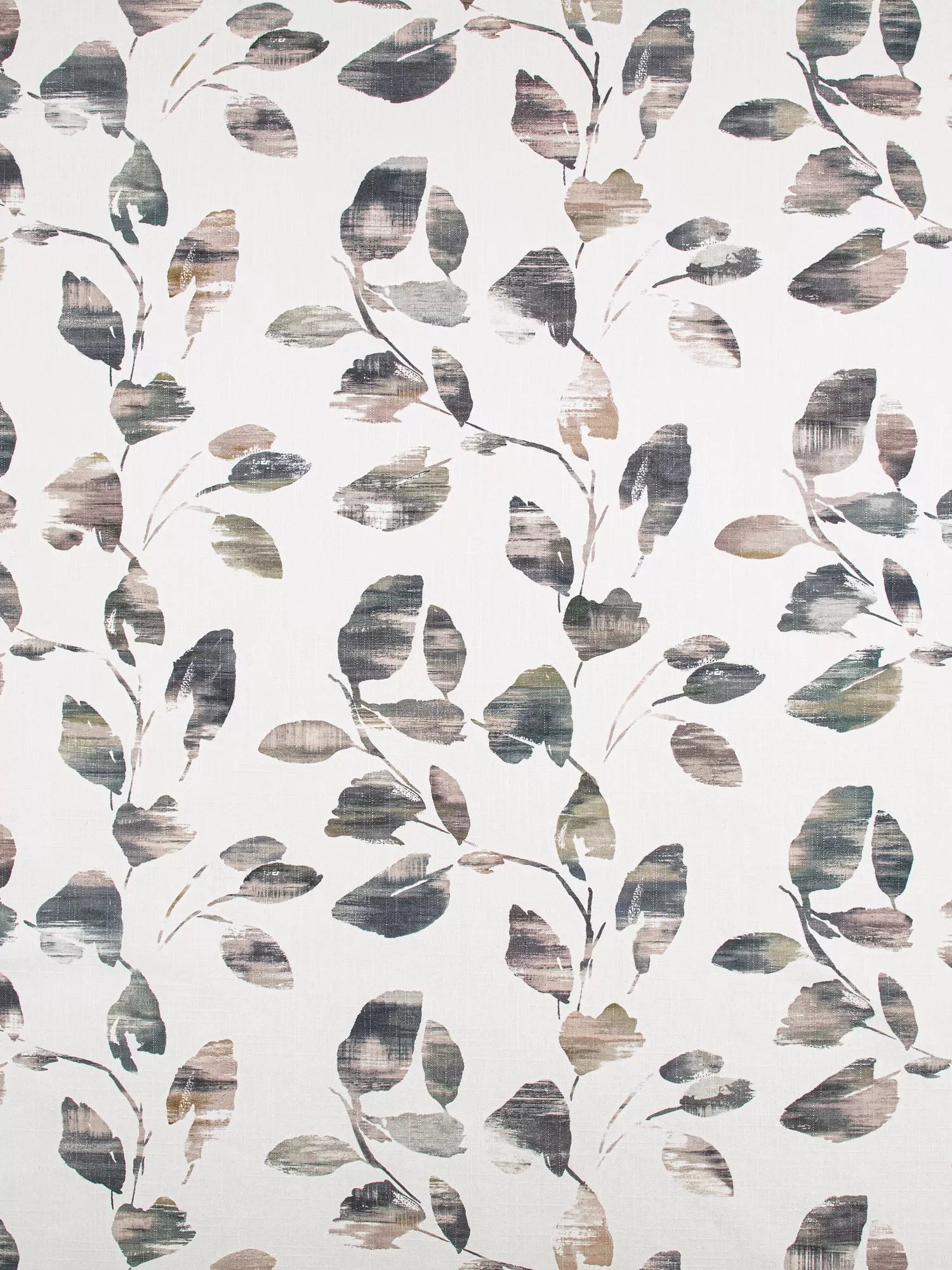 Villa Nova Arwen cotton furnishing fabric leaf trail - British product