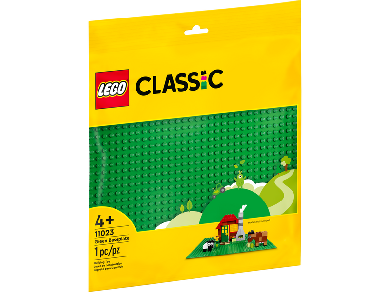 LEGO Green Baseplate 25cm Square Construction Mat, UK version