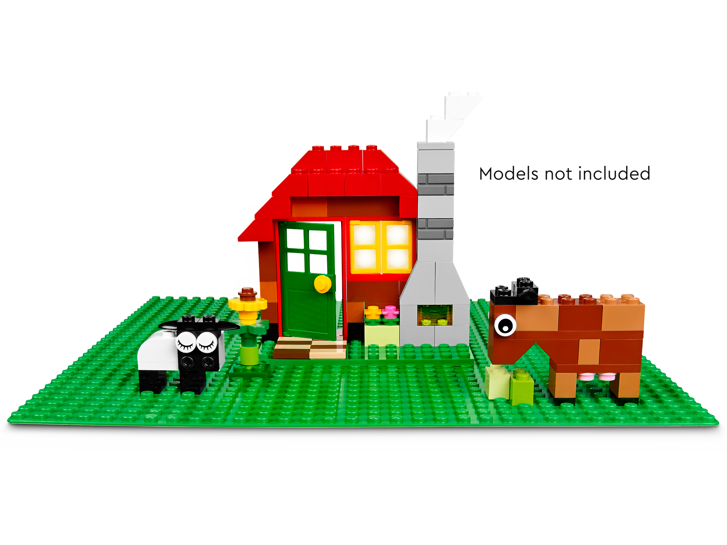 LEGO Green Baseplate 25cm Square Construction Mat, UK version