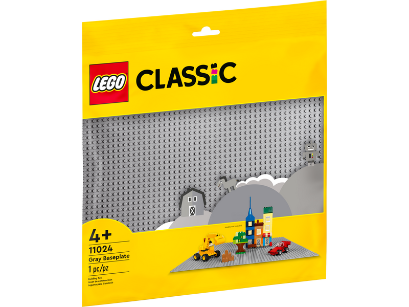 LEGO Classic gray building baseplate 38cm square, UK version