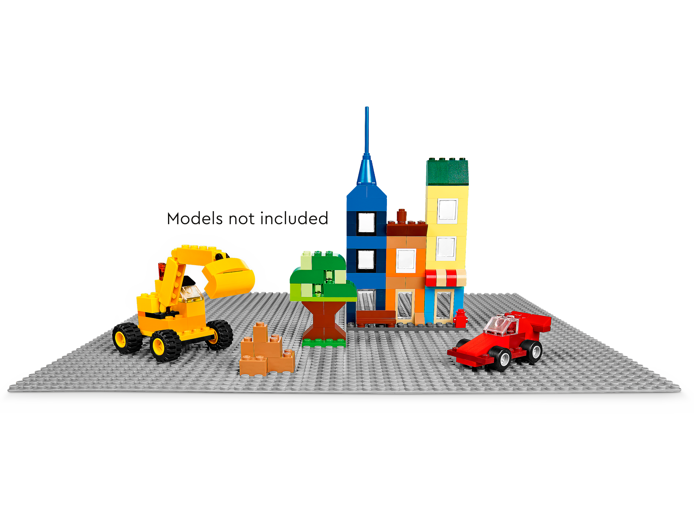 LEGO Classic gray building baseplate 38cm square, UK version