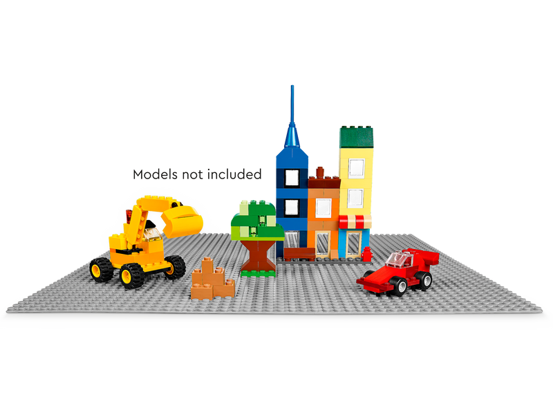 LEGO Classic gray building baseplate 38cm square, UK version