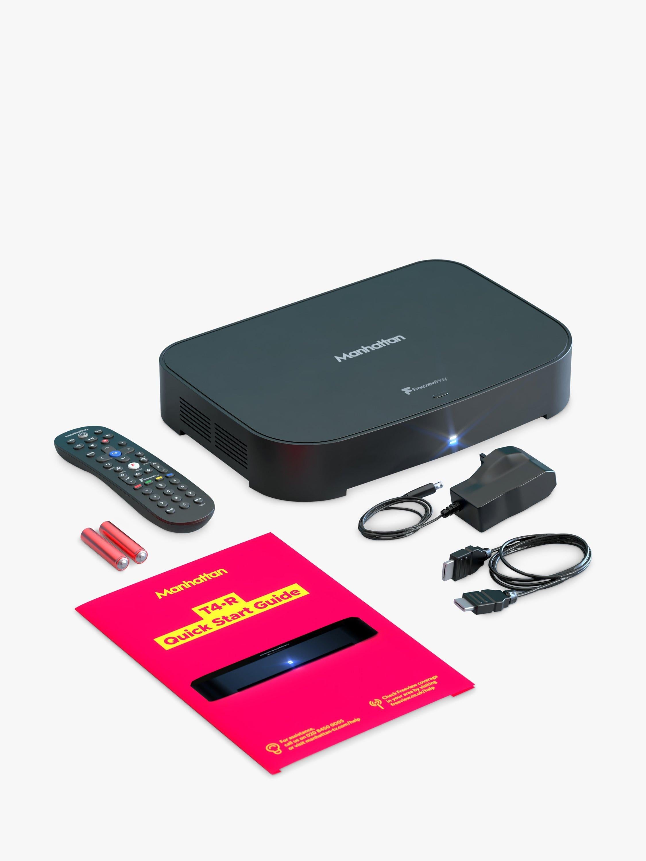 Manhattan T4-R Freeview Play recorder 1TB black, UK version