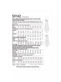 Simplicity S9142 sewing pattern one shoulder jumpsuit - British product