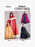 Simplicity S9626 costume sewing pattern - British product