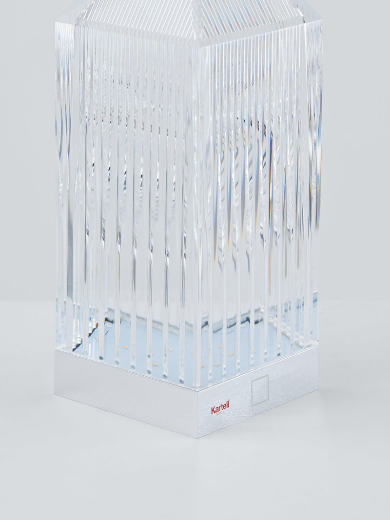 Kartell rechargeable lantern table lamp 31cm portable, imported from the UK