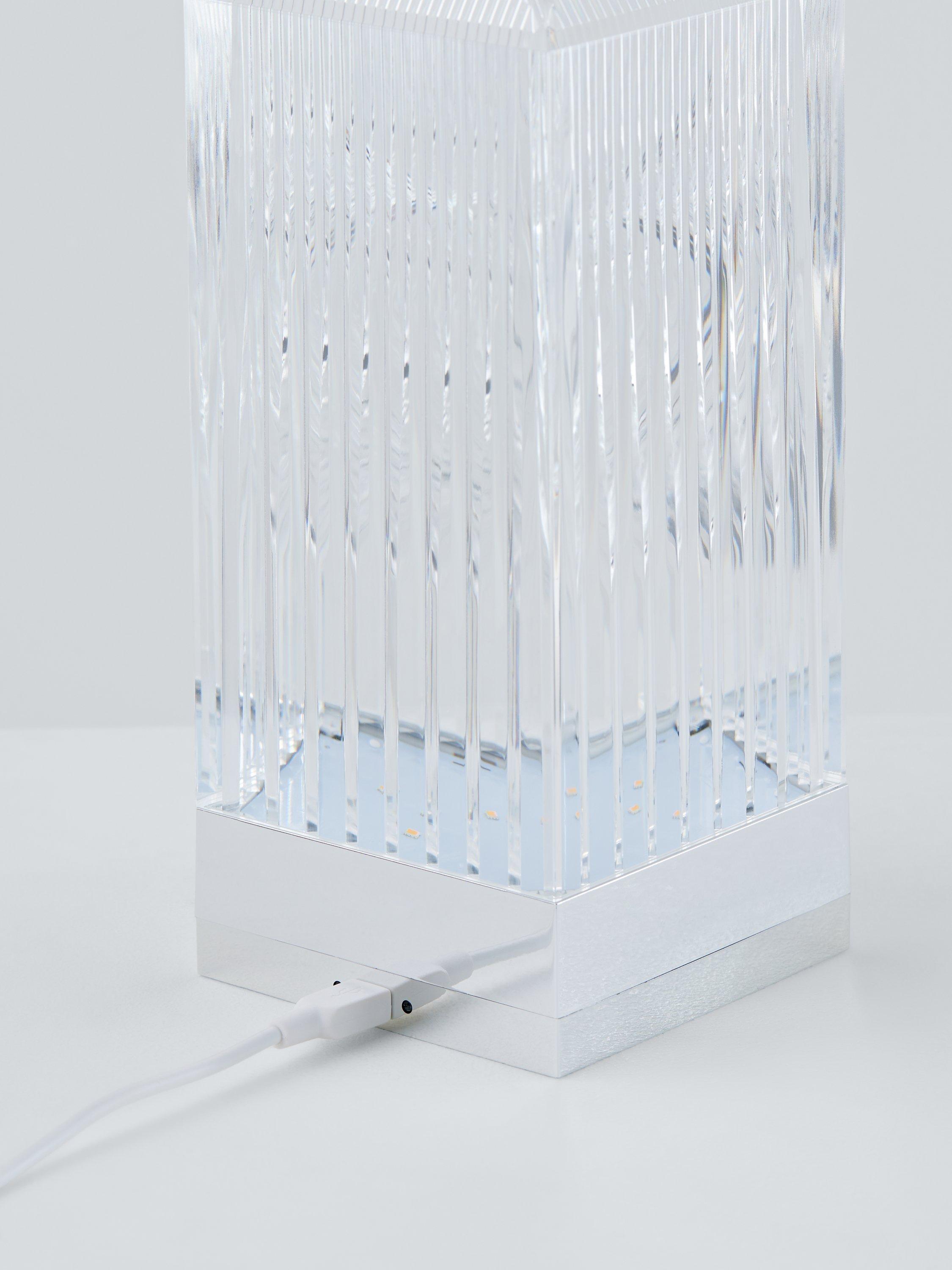 Kartell rechargeable lantern table lamp 31cm portable, imported from the UK
