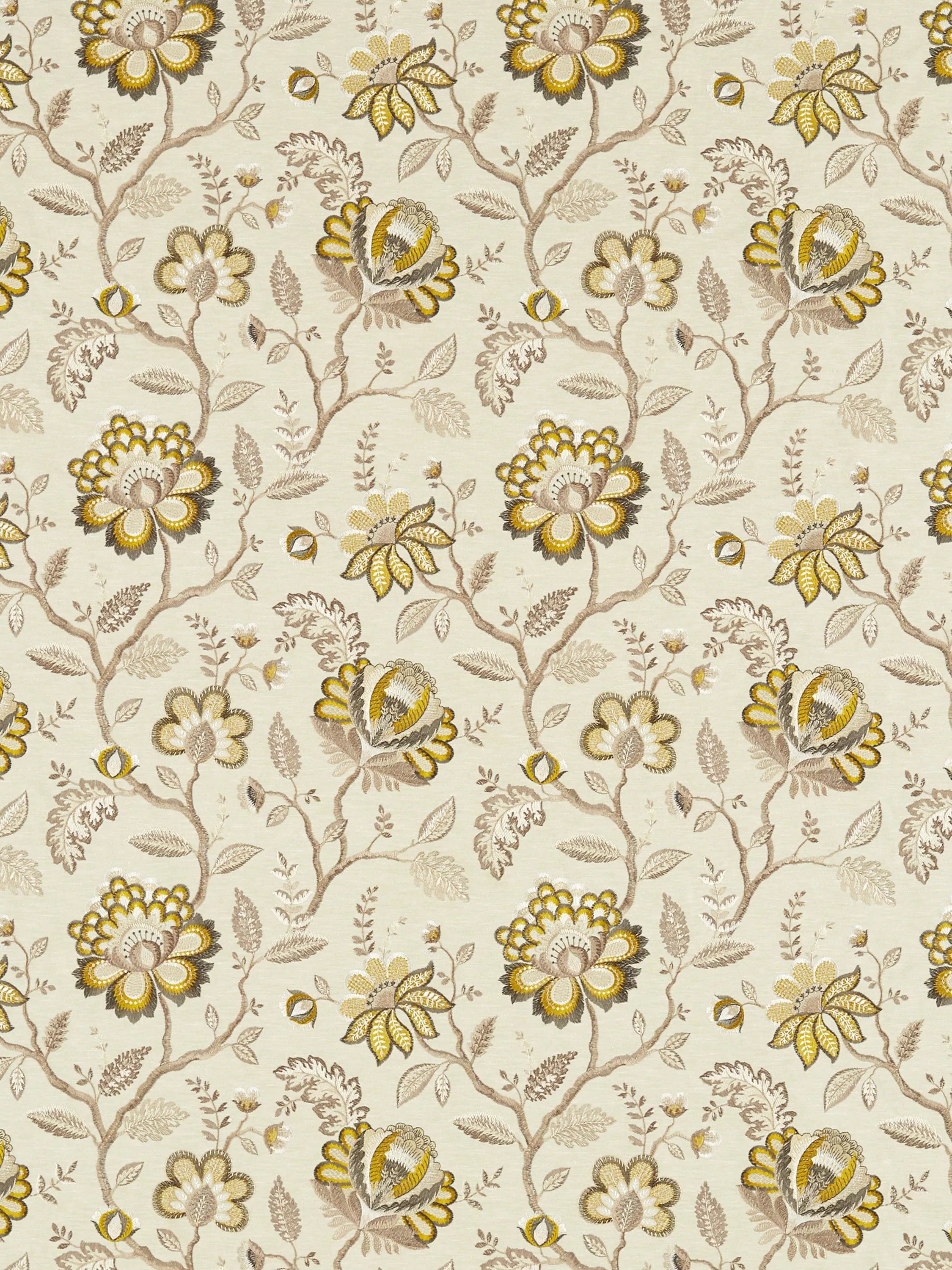 Clarke & Clarke Adeline Jacobean-stil møbelstoff 130 cm bredde