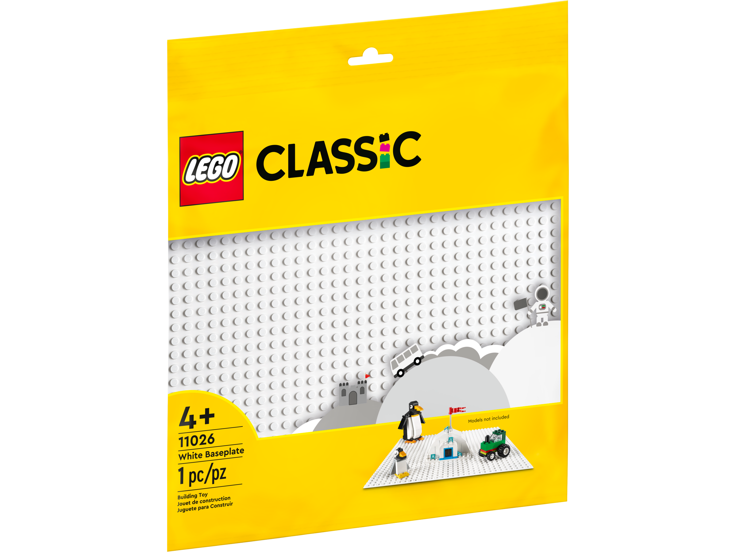 LEGO Classic White Baseplate 25cm Square (British brand)