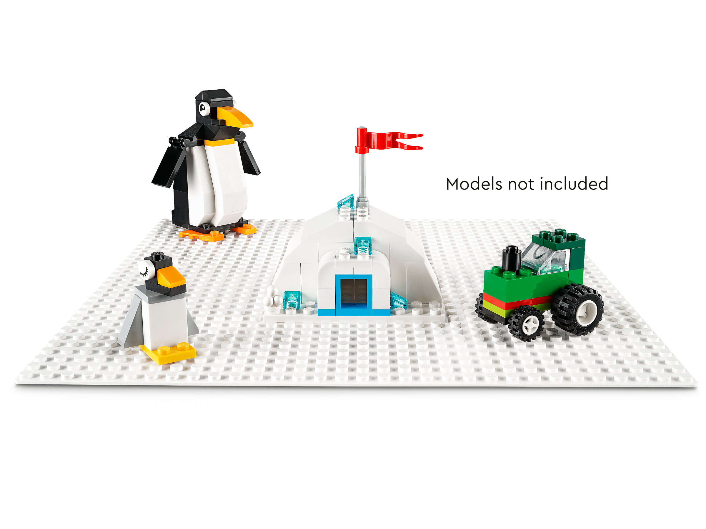 LEGO Classic White Baseplate 25cm Square (British brand)