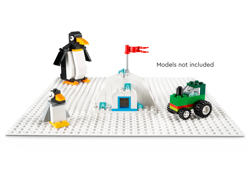 LEGO Classic White Baseplate 25cm Square (British brand)