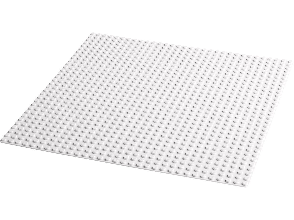 LEGO Classic White Baseplate 25cm Square (British brand)