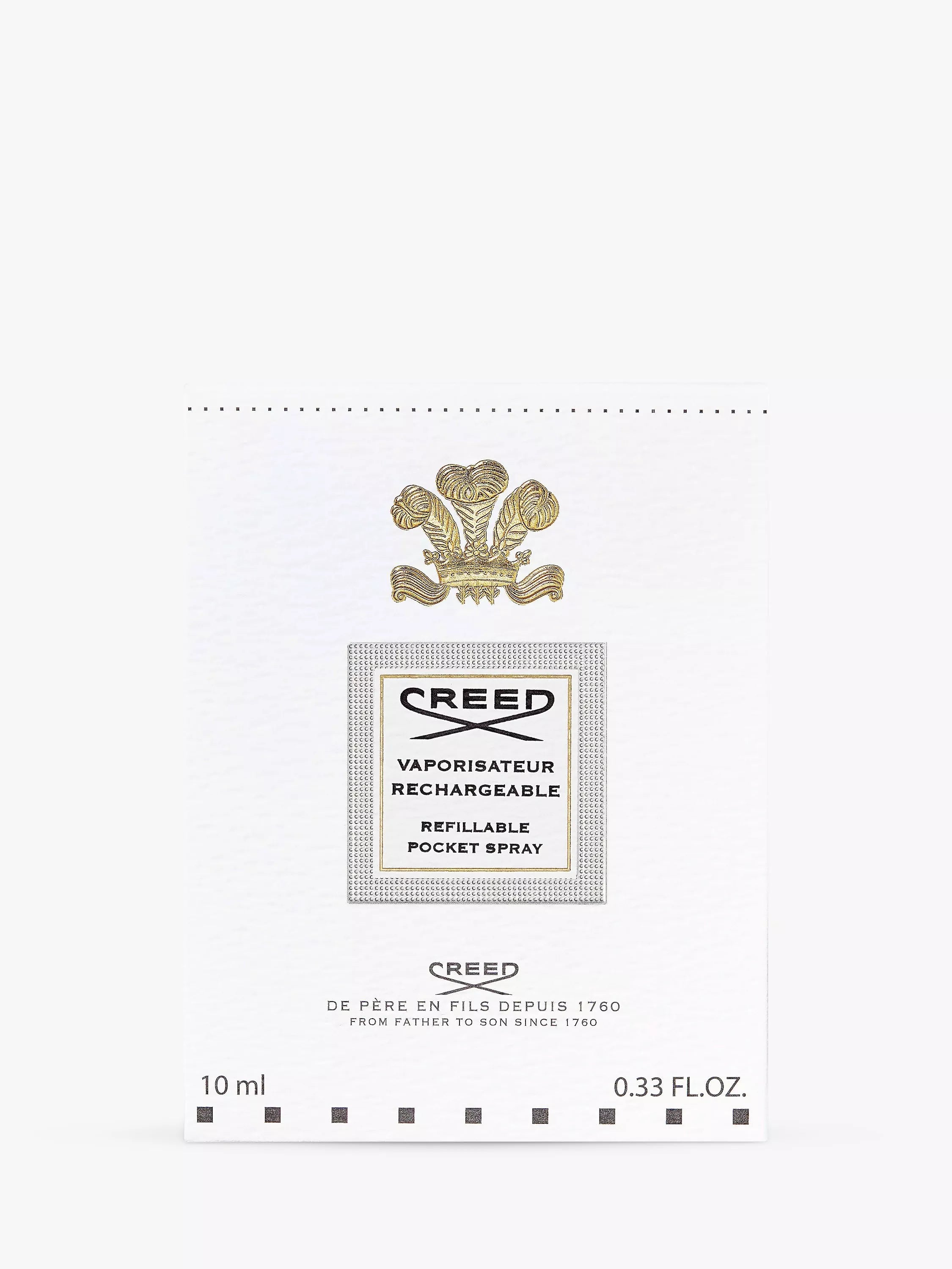 CREED travel atomiser red gold 10ml, imported from the UK