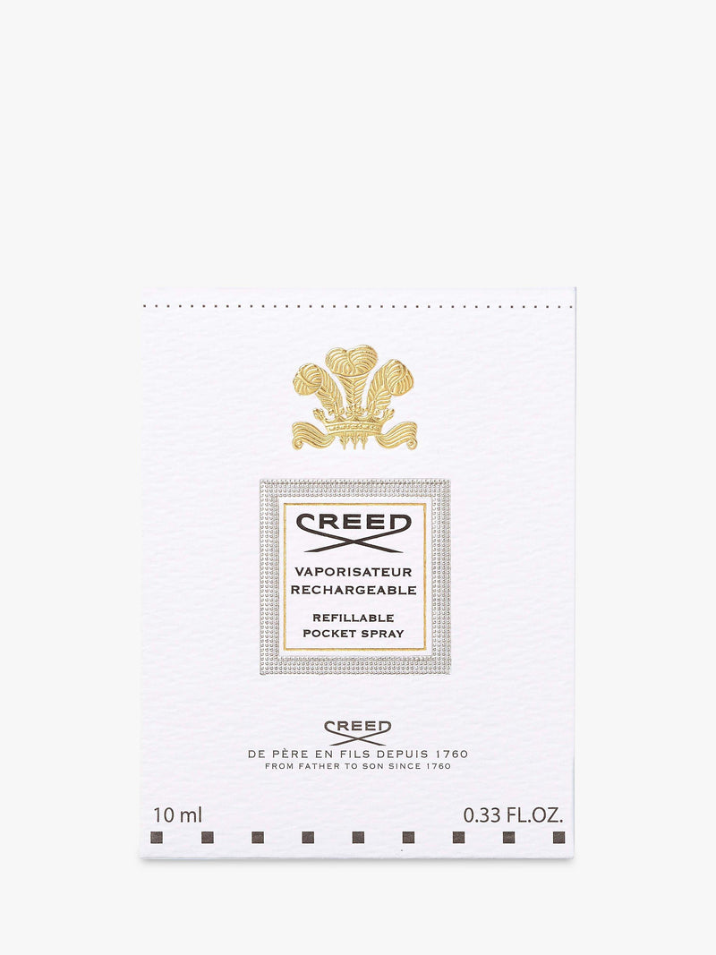 CREED travel atomiser silver and black 10ml, UK version