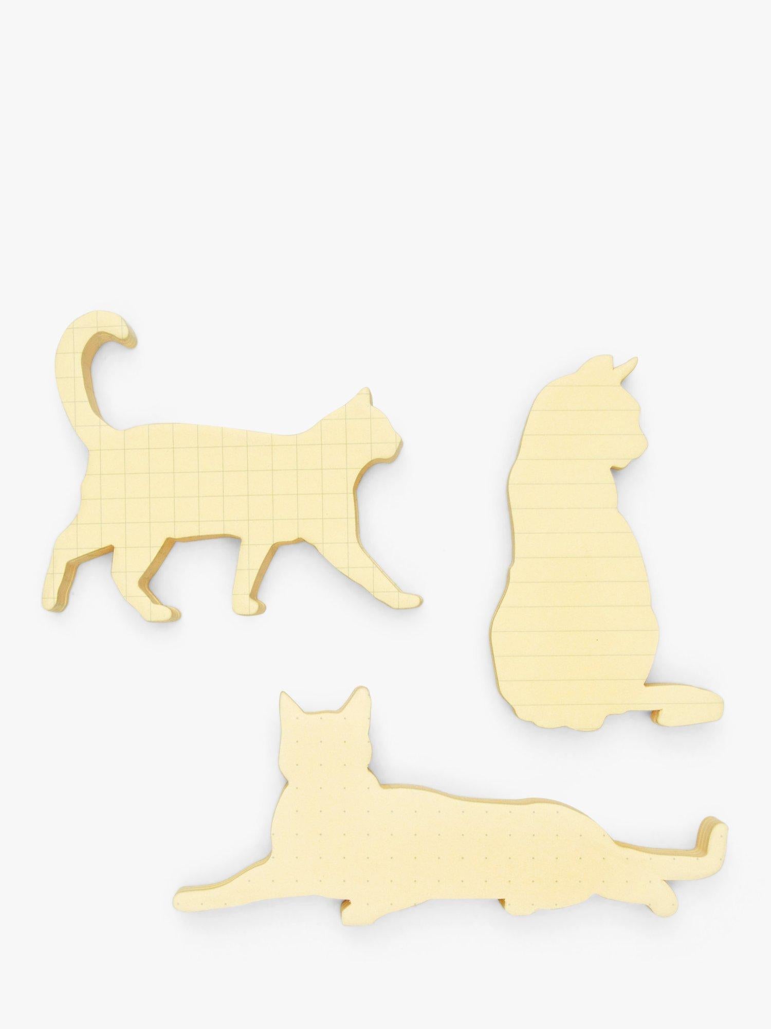 SUCK cat-shaped sticky notes (British brand)