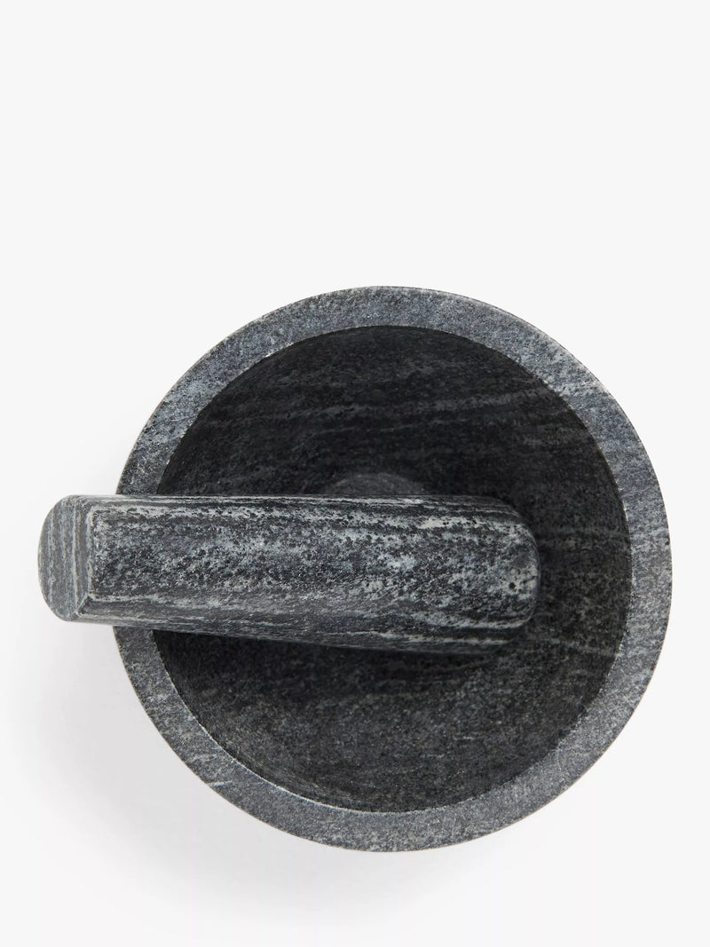 John Lewis honed marble pestle mortar grey, UK version