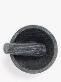 John Lewis honed marble pestle mortar grey, UK version