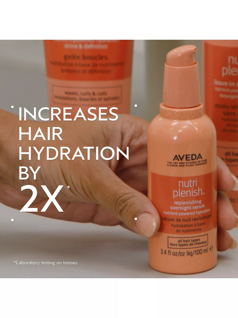 Aveda Nutri-Plenish replenishing overnight hair serum 100ml, imported from the UK