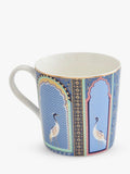 Sara Miller India Lattice Windows Fine China Mug 344ml (British brand)