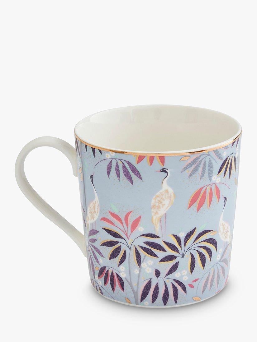 Sara Miller fine china mug 344ml sky blue (British brand)