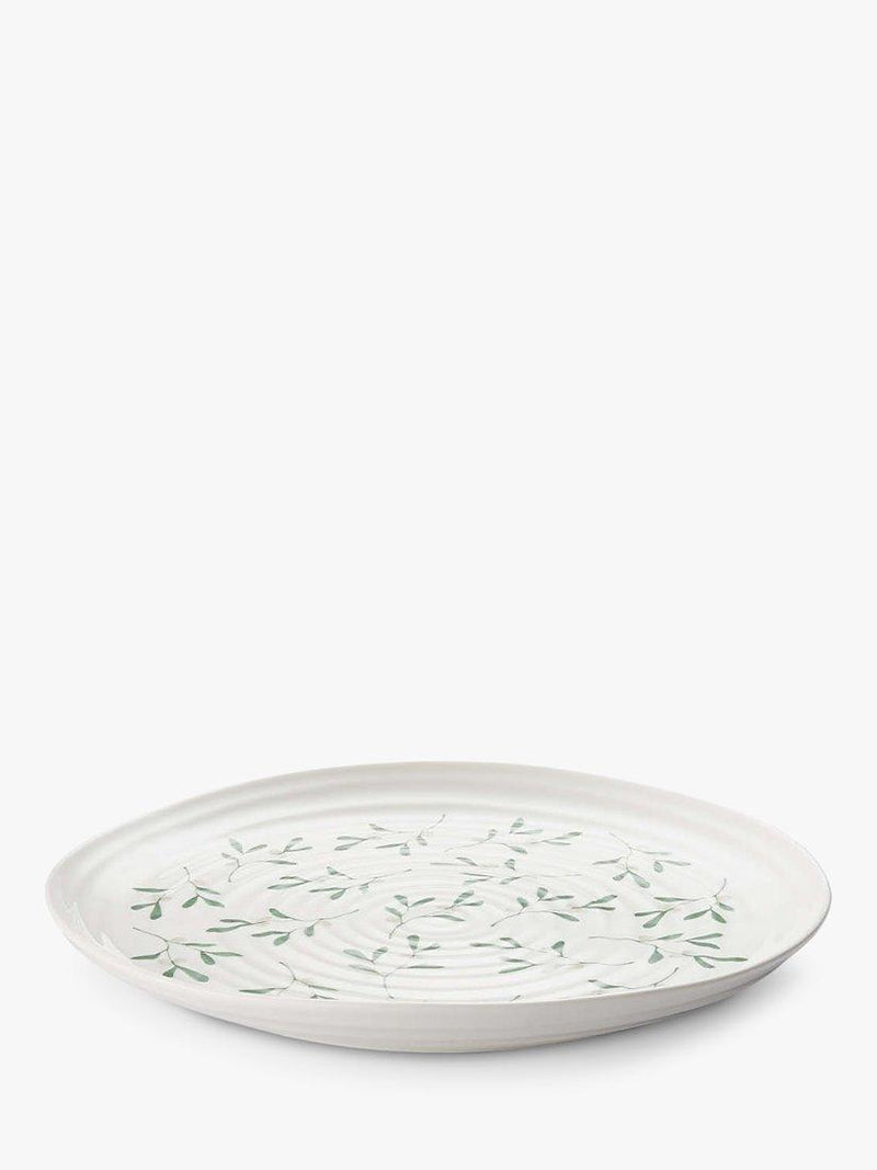Sophie Conran for Portmeirion Mistletoe porcelain platter 30cm - British product