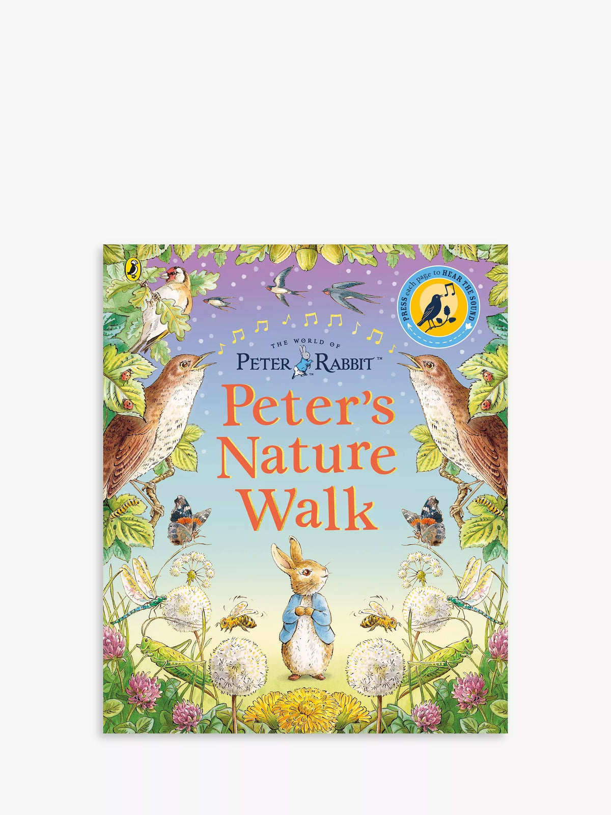 Peter Rabbit nature walk sound book for kids (British brand)