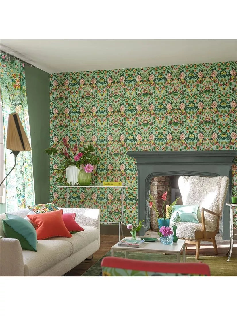 Designers Guild Ikebana Damask Wallpaper - British product