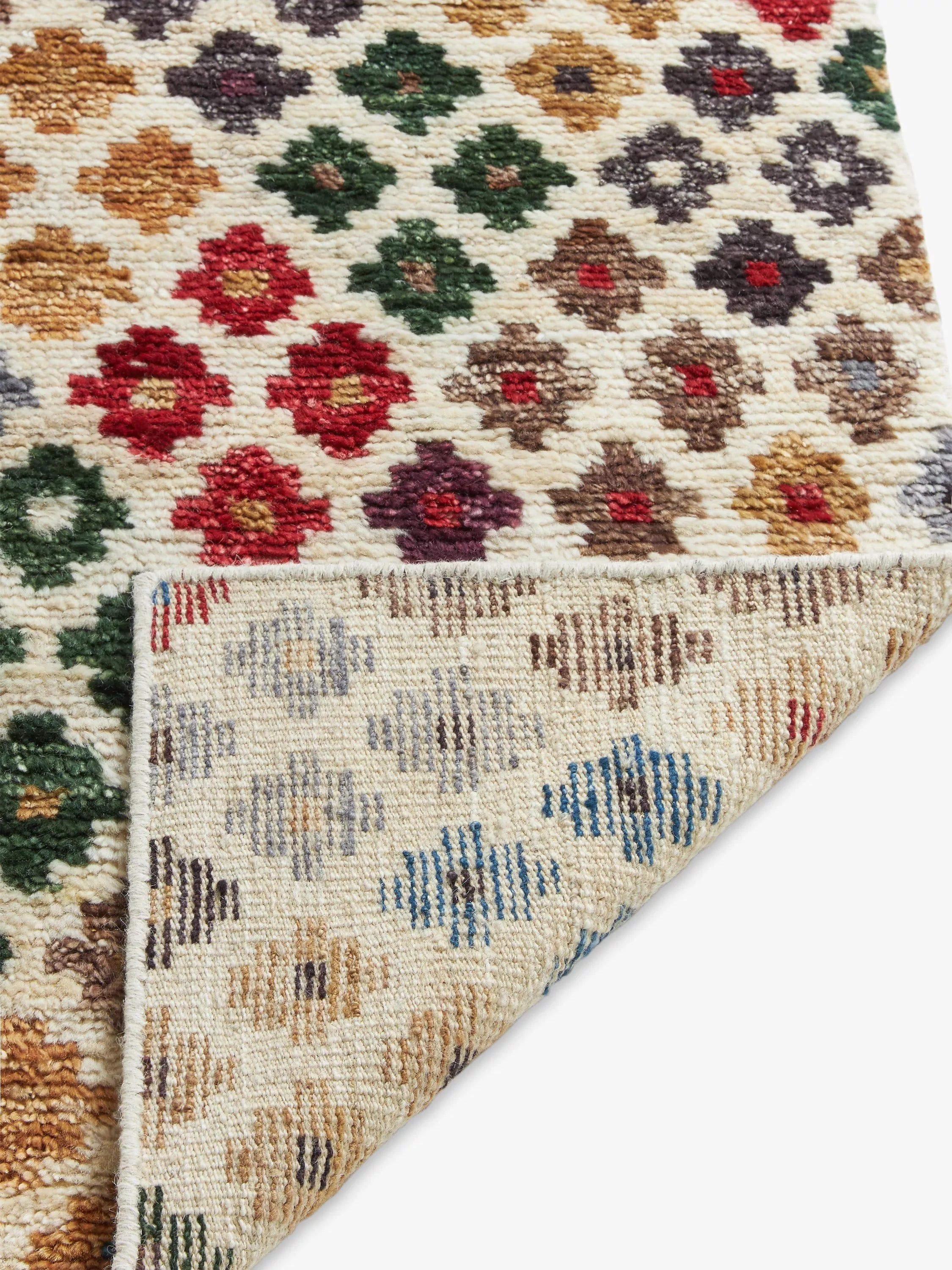 John Lewis Mori Geometric Floral rug 180x120cm, imported from the UK