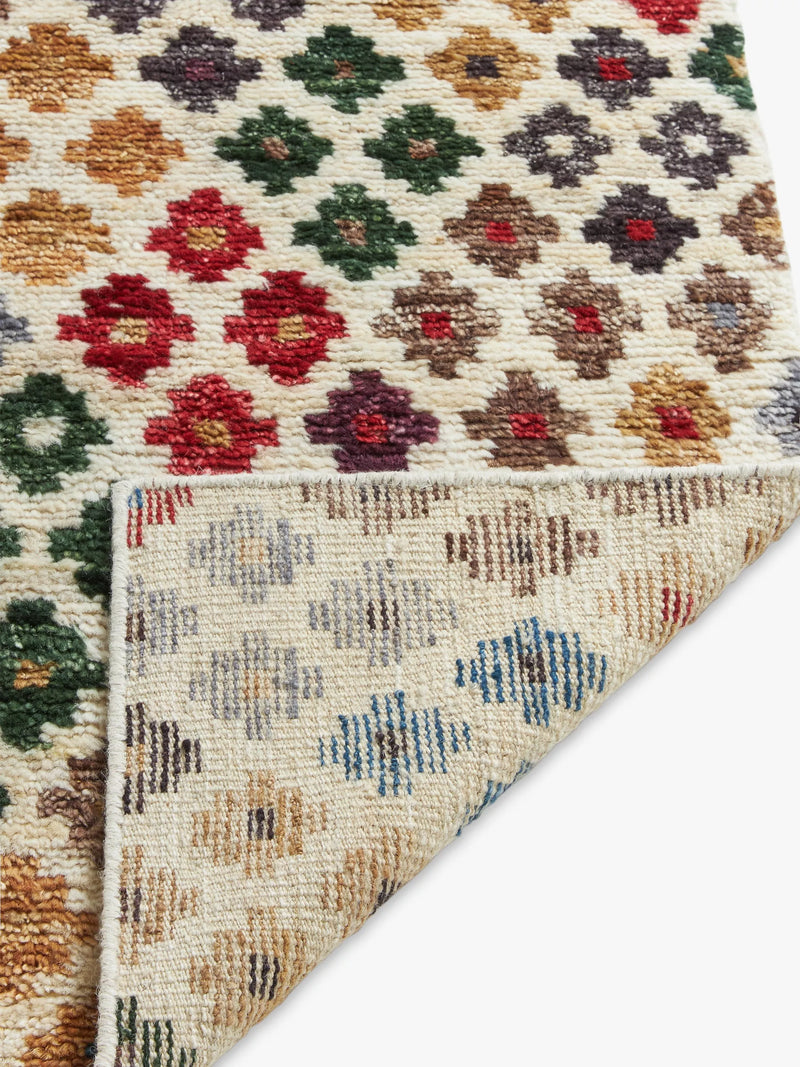 John Lewis Mori Geometric Floral rug 180x120cm, imported from the UK