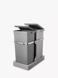 EKO pull-out recycling bin grey 20+15L - British product