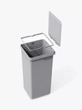 EKO pull-out recycling bin grey 20+15L - British product