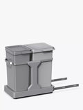 EKO pull-out recycling bin grey 20+15L - British product