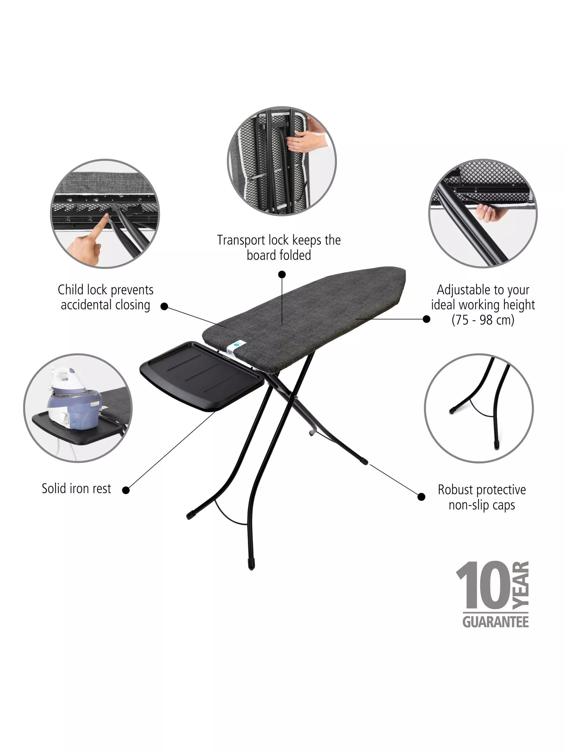 Brabantia ironing board C 124x45cm - British product
