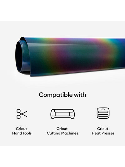 Cricut Reflekterende Vinyl Regnbue - Varmoverføringsmateriale