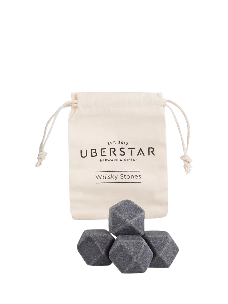 Uberstar Hex Whisky Stones, Set of 4