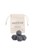 Uberstar Hex Whisky Stones, Set of 4