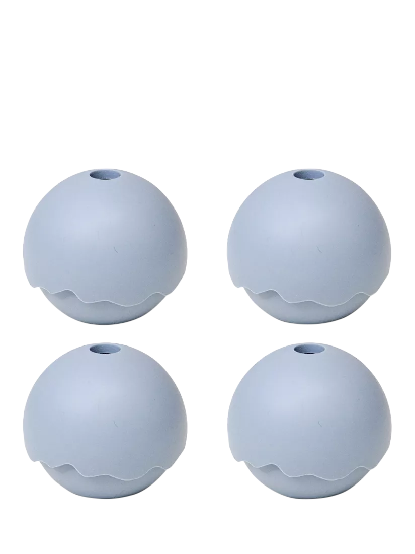 Uberstar silicone ice sphere moulds blue pack of 4 (British brand)