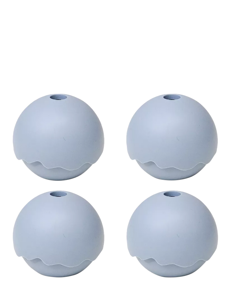 Uberstar silicone ice sphere moulds blue pack of 4 (British brand)