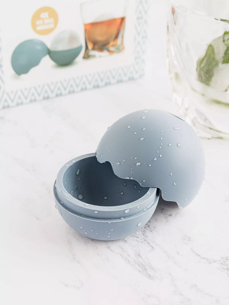 Uberstar silicone ice sphere moulds blue pack of 4 (British brand)