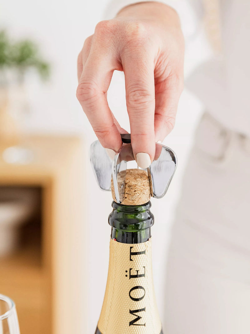 Uberstar Champagne and Prosecco Star bottle opener, imported from the UK