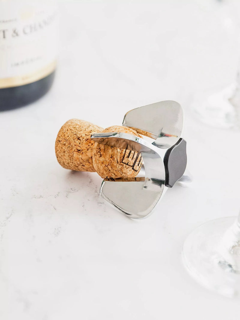 Uberstar Champagne and Prosecco Star bottle opener, imported from the UK