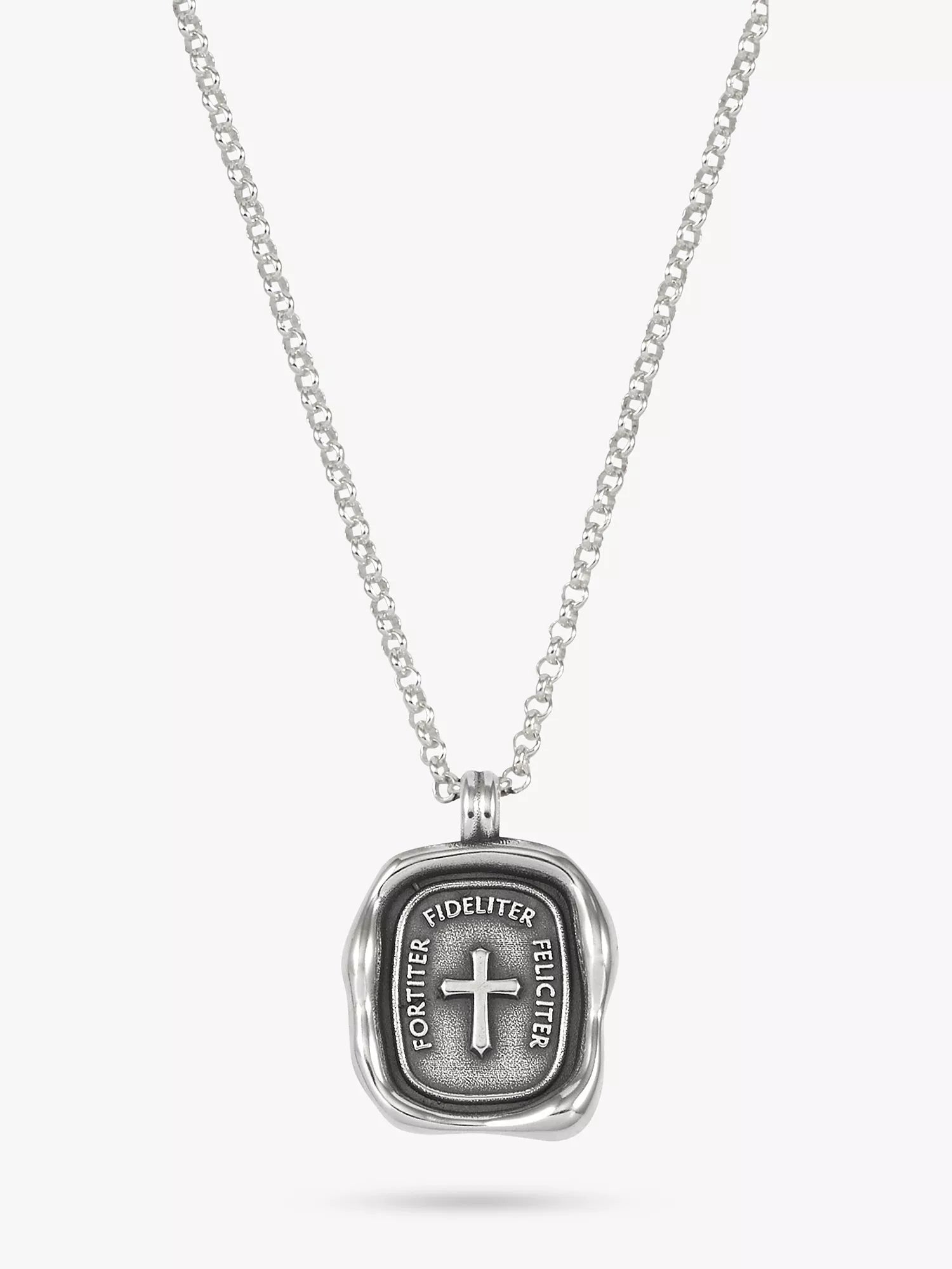 Dower & Hall sterling silver pendant necklace 55cm - British product
