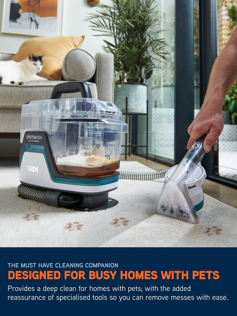 Vax SpotWash Home Pet-Design carpet cleaner compact (British brand)