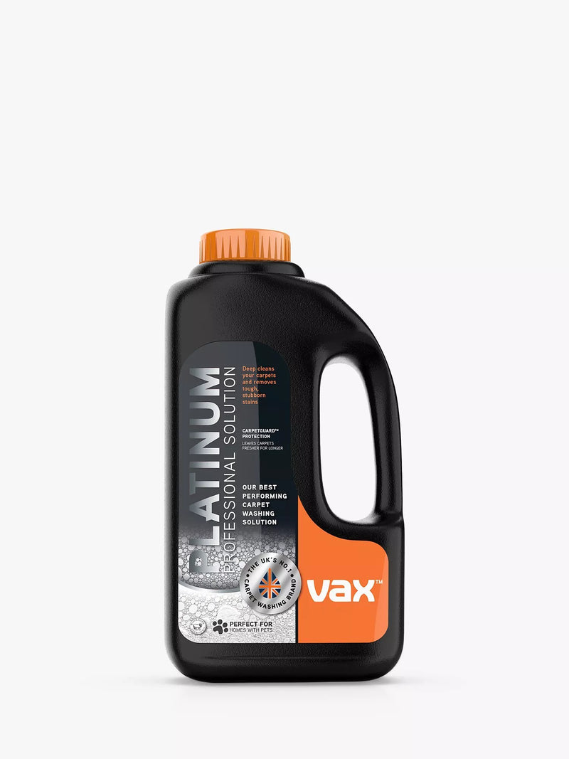 Vax Platinum carpet cleaning solution 1.5L, UK version