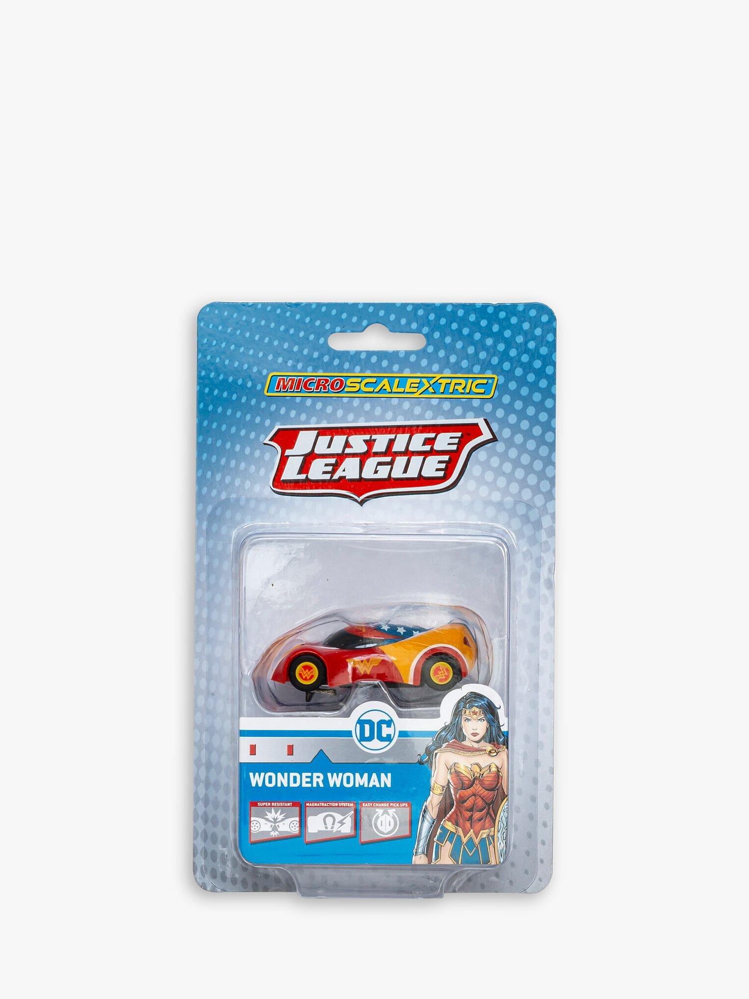 Scalextric Wonder Woman slot car from Micro Scalextric range (British brand)