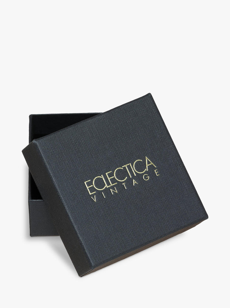Eclectica vorgepflege Swarovski Kristall Demi Hoop Clip-Ohrringe (Britische Marke)