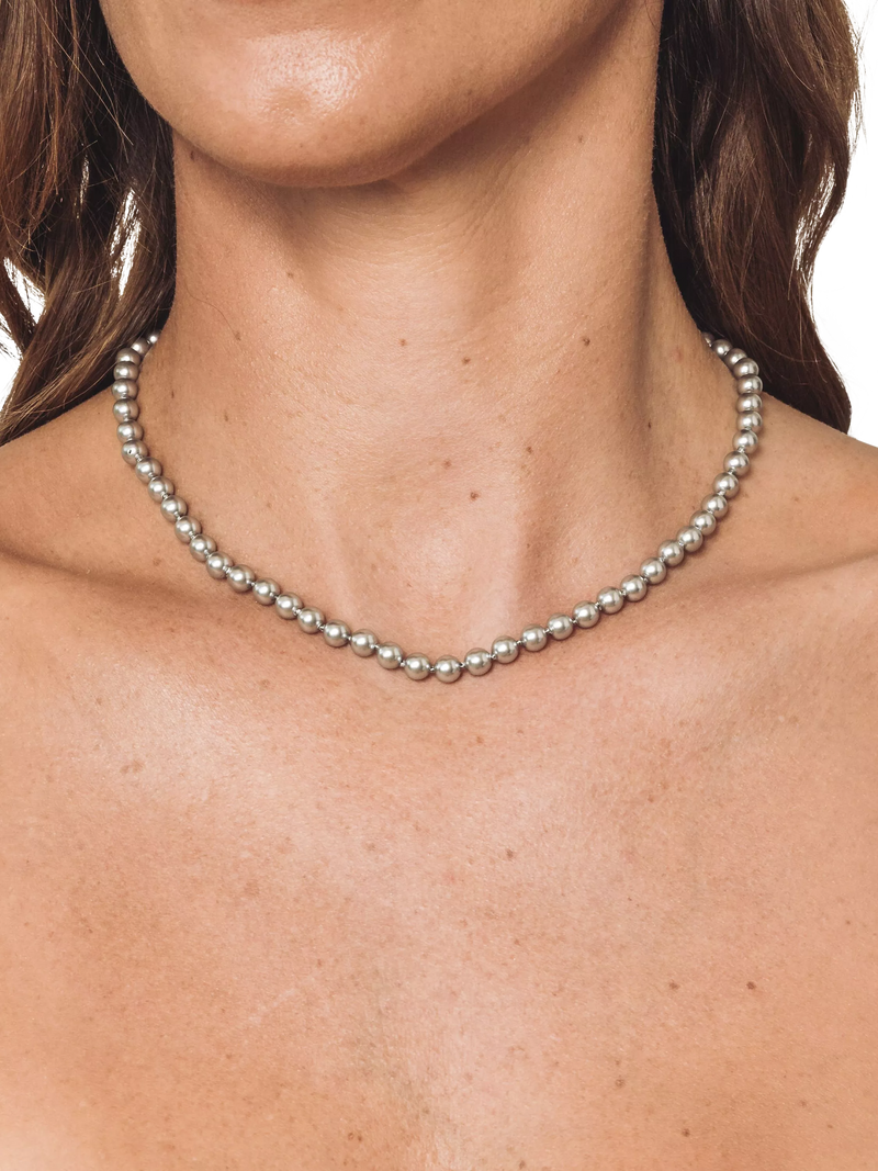 Eclectica Monet faux pearl necklace 1980s, imported from the UK