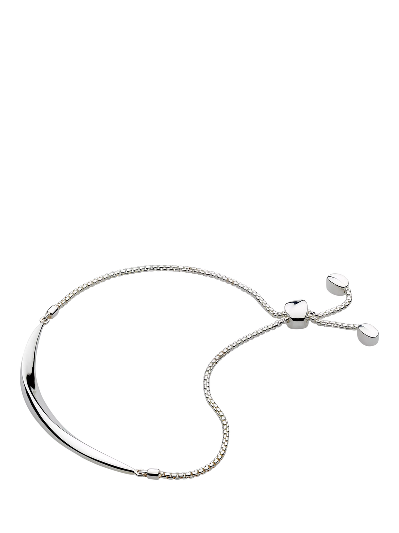Kit Heath Bevel Curve toggle bracelet silver 19cm (British brand)