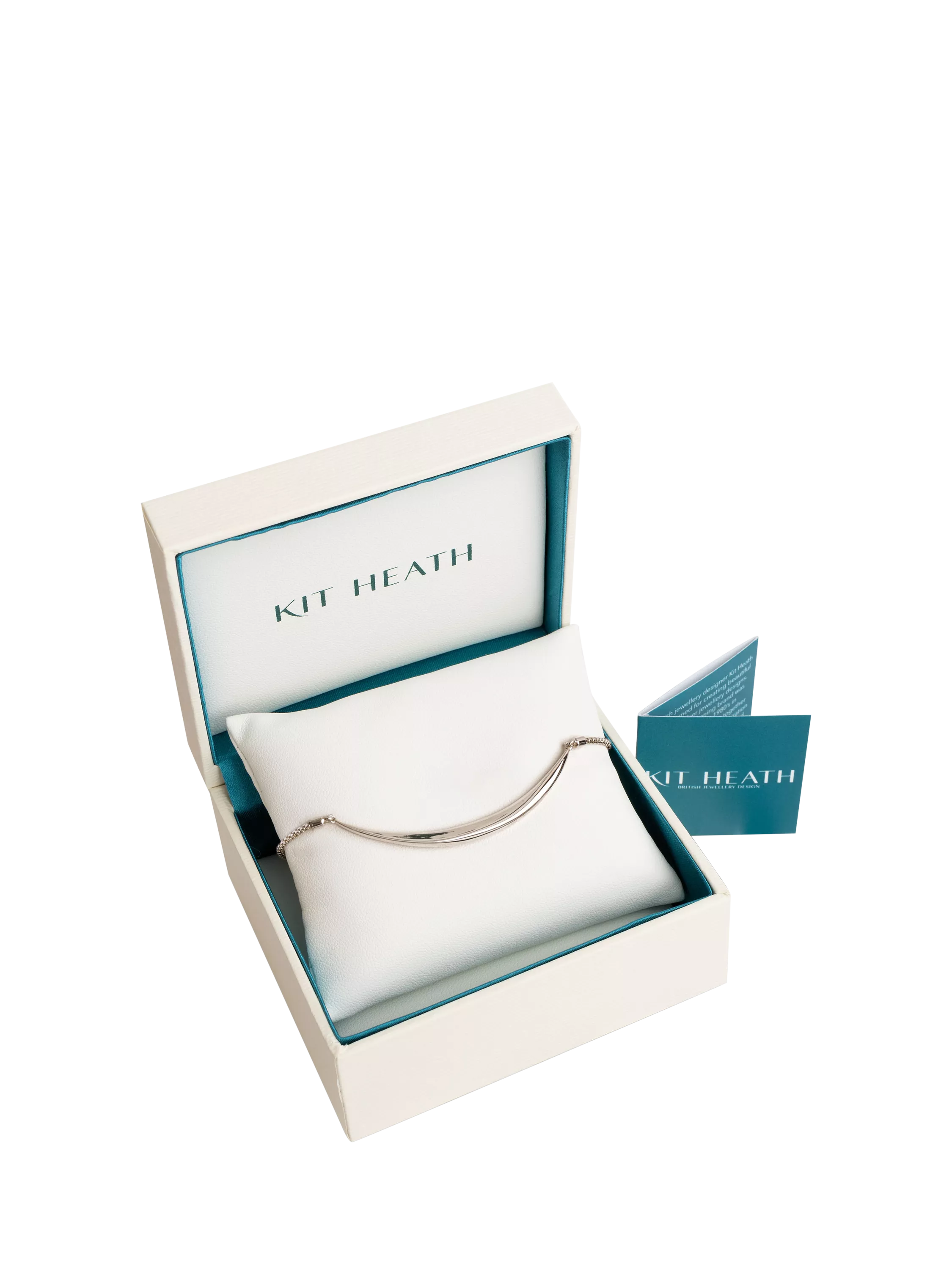 Kit Heath Bevel Curve toggle bracelet silver 19cm (British brand)