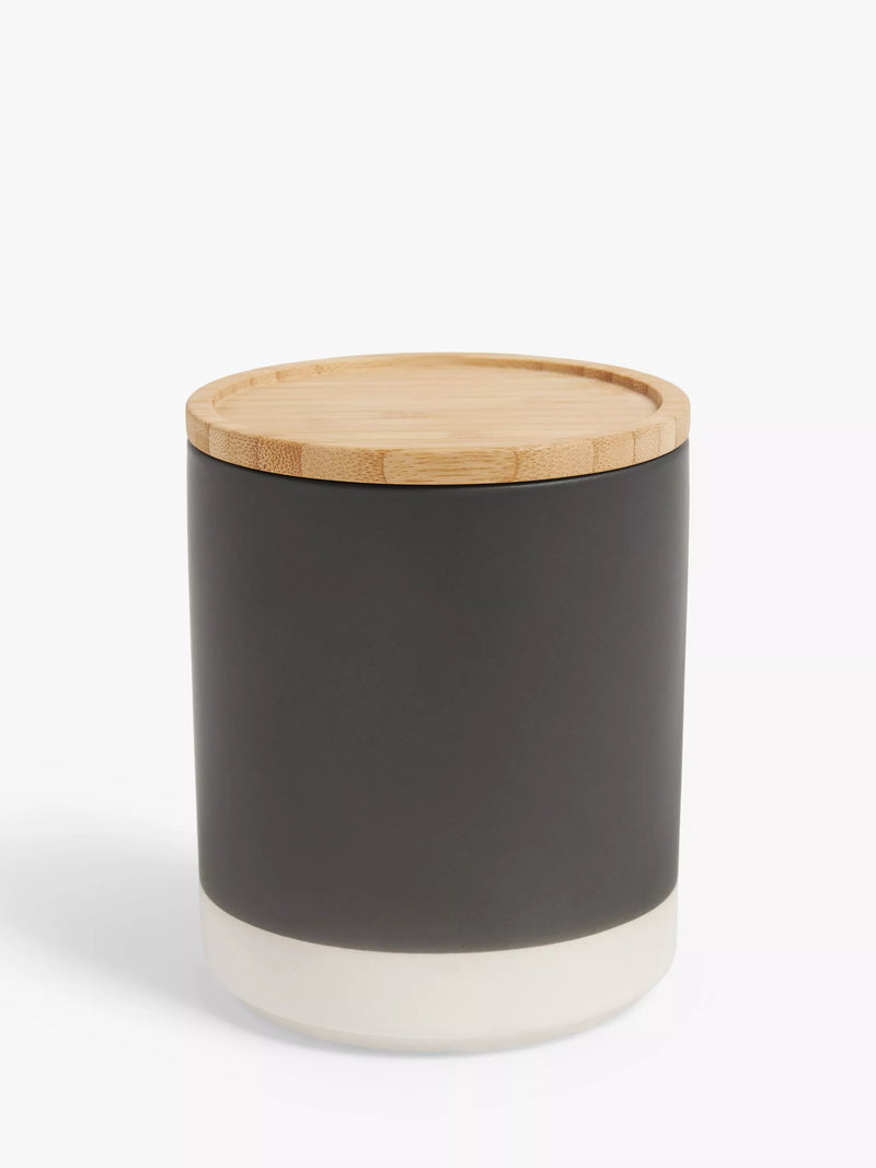 John Lewis matt dipped stoneware storage jar 550ml, UK version